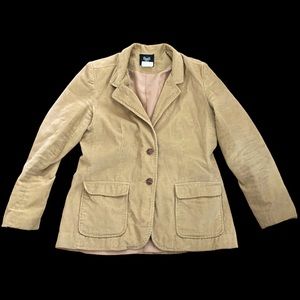 Vintage Tan Corduroy Blazer by Panter-Sz M- SO GREAT!